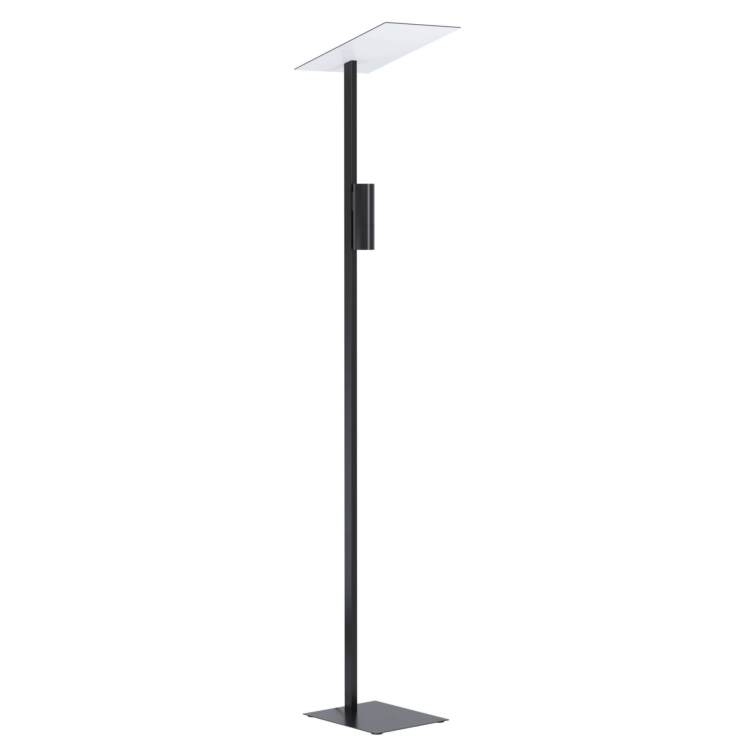 Stehleuchte 99113* Budensea - Schwarz/Weiß, Design, Metall (36,5/25/180cm) - Eglo