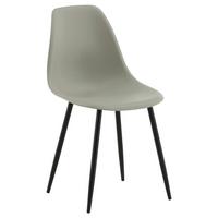 Stuhl-set Polar - Schwarz/Grau, Design, Kunststoff/Metall (45,5/81/58cm) - Livetastic