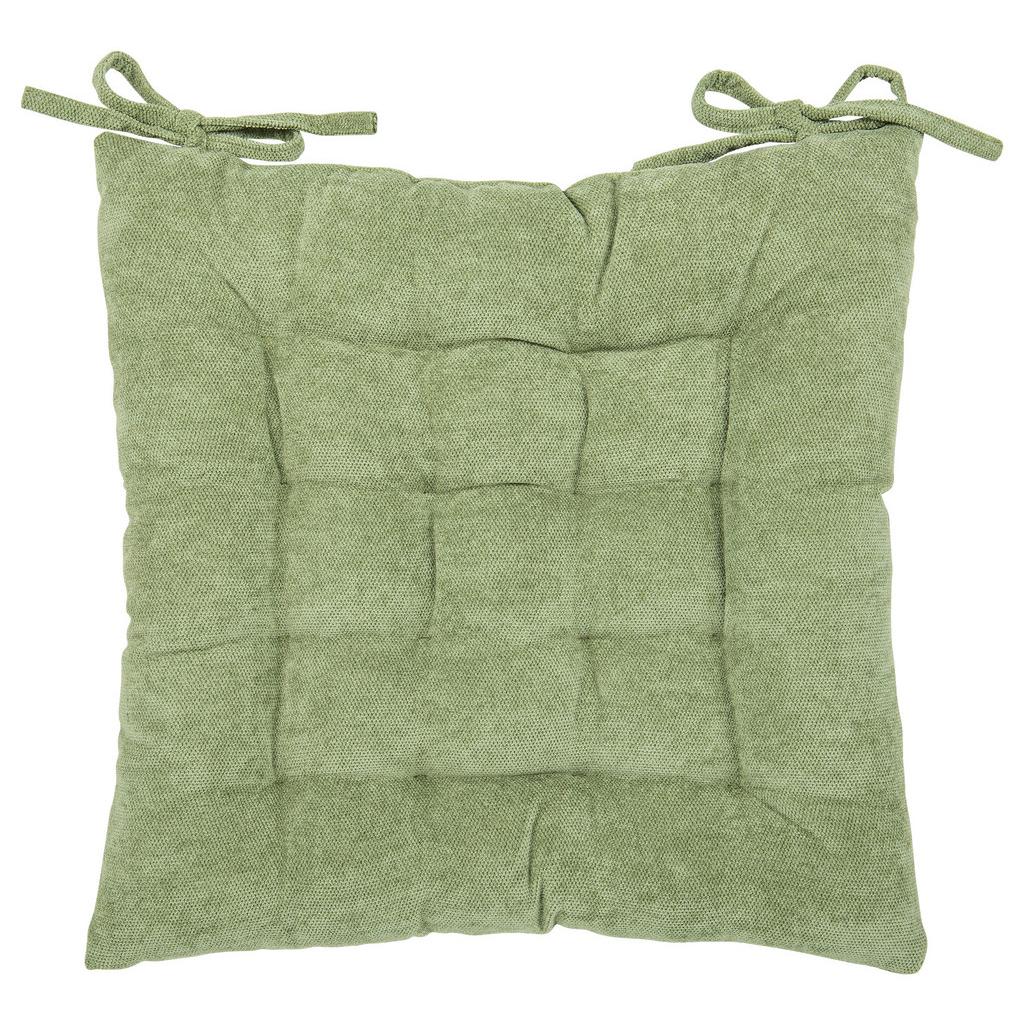 Sitzkissen Campino Olivgrün 40x40 cm Polyester