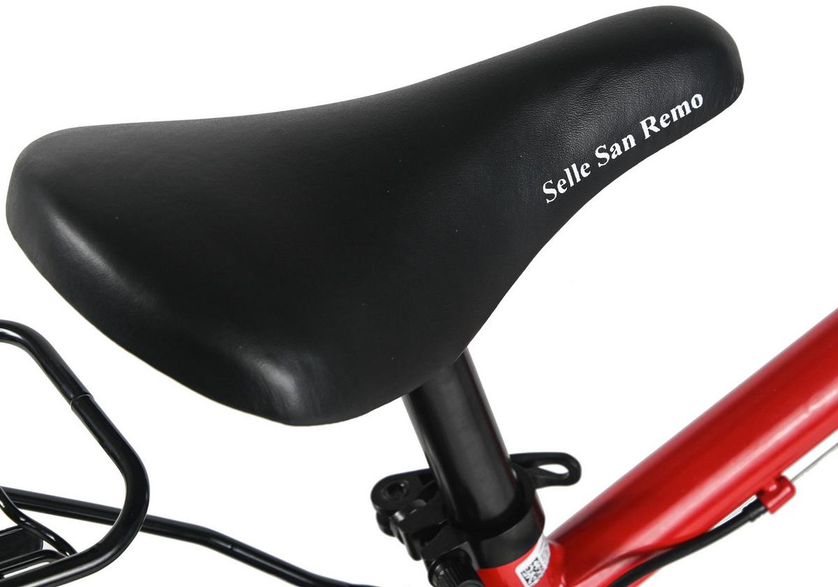 Dacapo Kinderfahrrad Bobby Rot - Rot, Basics, Metall (25/140cm)