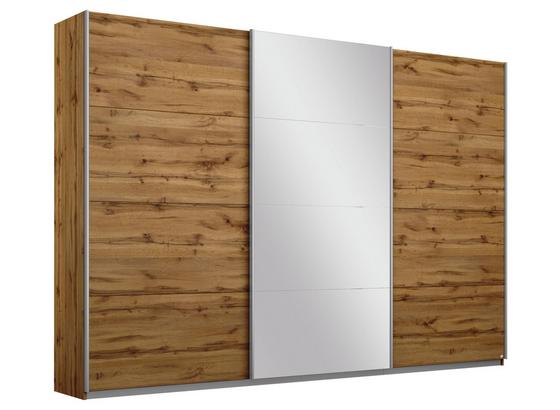 Schwebetürenschrank mit Spiegel 271cm Belluno, Eiche Dekor - Eichefarben, MODERN, Holzwerkstoff (271/210/62cm) Schwebetürenschrank mit Spiegel 271cm Belluno, Eiche Dekor - Eichefarben, MODERN, Holzwerkstoff (271/210/62cm)