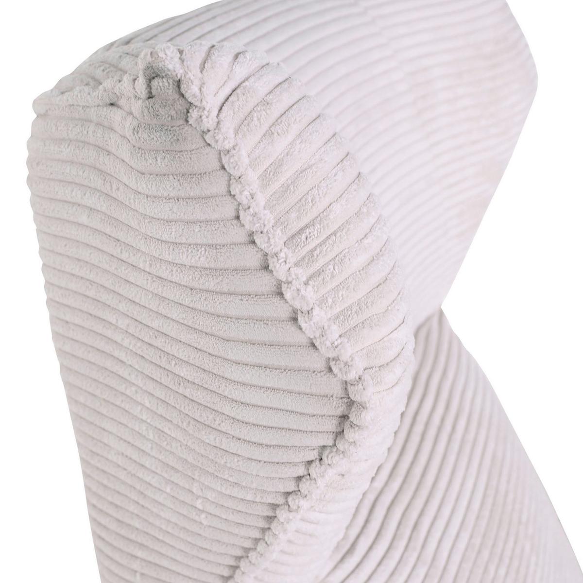 Ohrensessel Lorris - Beige/Schwarz, KONVENTIONELL, Textil (83/110/92cm) - MID.YOU