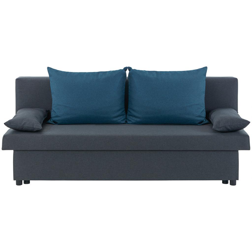 2-Sitzer-Sofa m Schlaffunktion Neo Dunkelgrau B: 192 cm