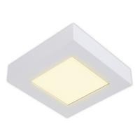 LED-Deckenleuchte L: 17 cm Weiß - Weiß, Basics, Kunststoff/Metall (17/17/4cm) - Näve