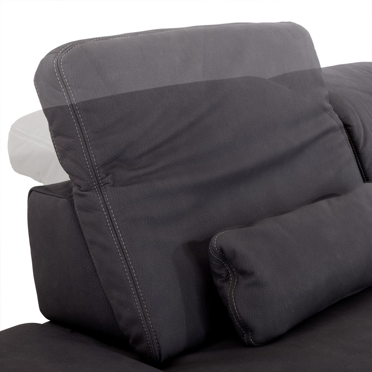 Ecksofa Mit Schlaffunktion & Bettkasten Anthrazit - Beige/Anthrazit, MODERN, Textil (260/320cm) - Luca Bessoni
