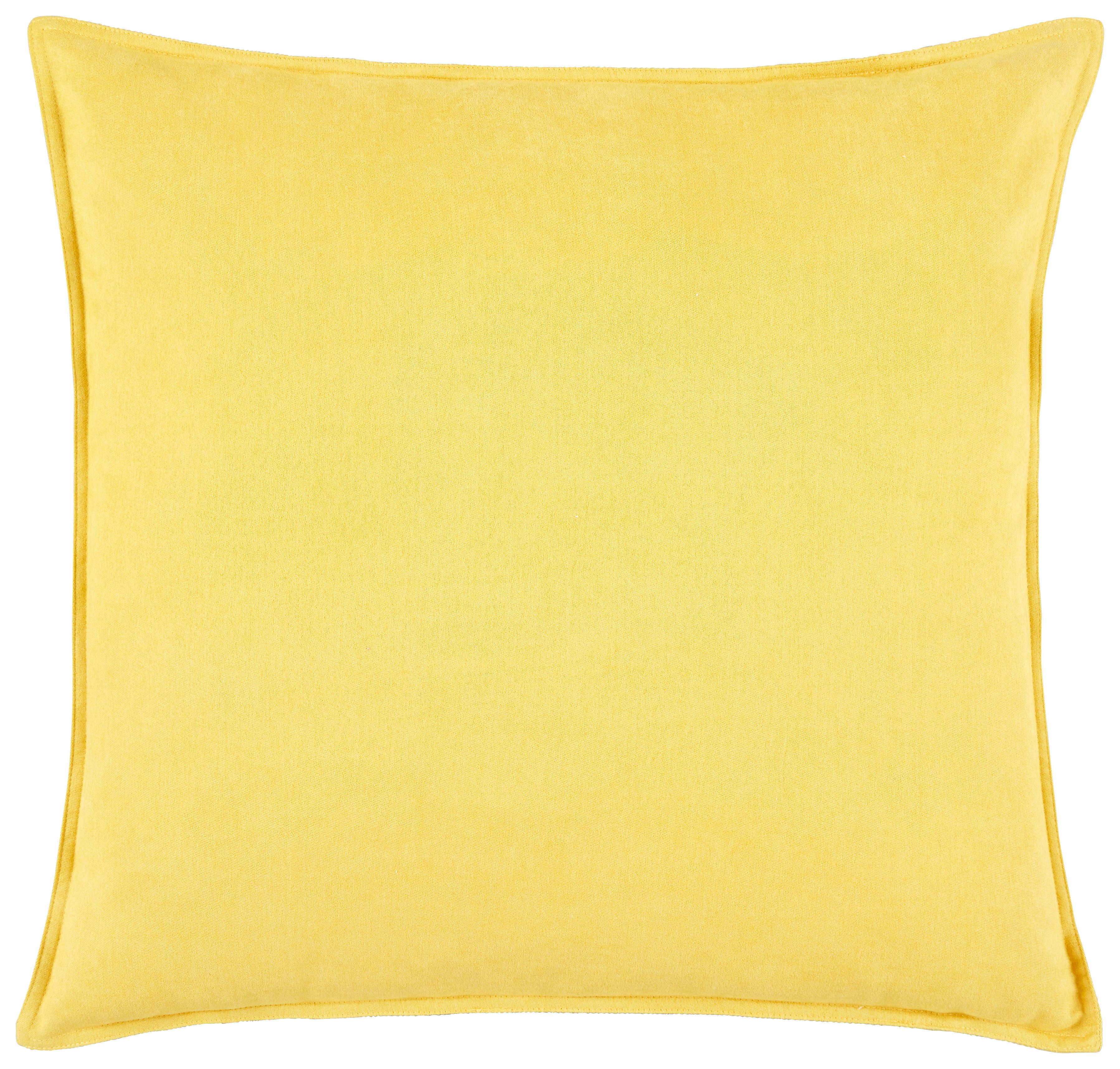 Polštář Ozdobný Nizza Žlutá, 60/60cm - žlutá, textil (60/60cm) - Modern Living