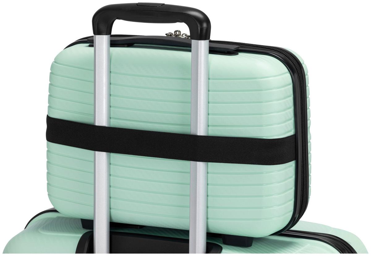 Reisekofferset Lenja - Mintgrün, KONVENTIONELL, Kunststoff/Textil - Luca Bessoni