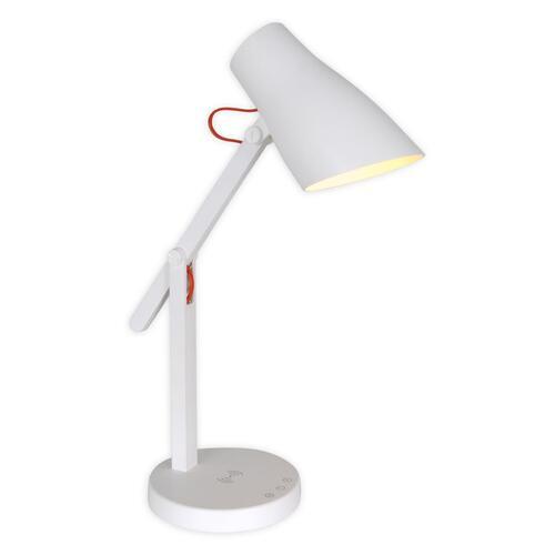 LED-Tischlampe dimmbar Weiß Smartphone-Steuerung - Weiß, Design, Kunststoff/Metall (15/35cm) - Näve
