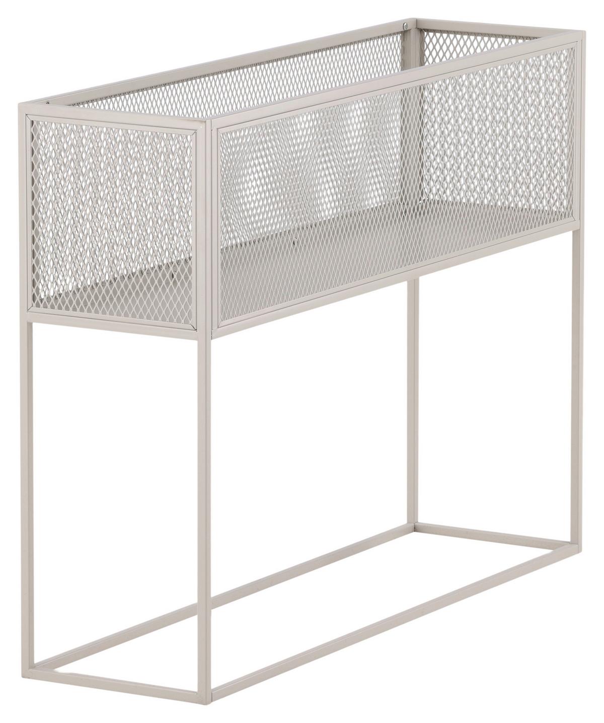 Bücherwand Netz - Beige, Design, Metall (110/80/30cm) - Livetastic