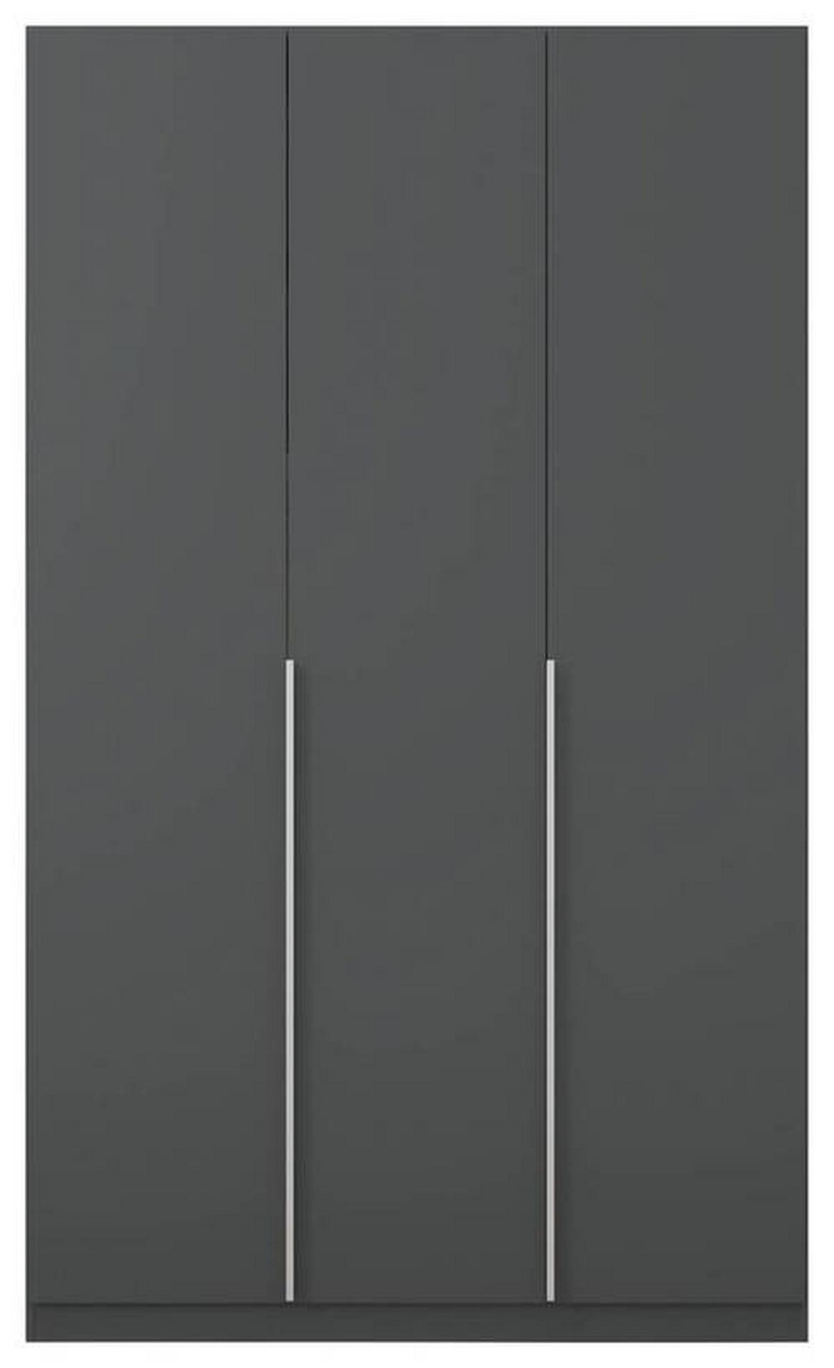 Drehtürenschrank B: 136 Cm Alabama, Grau - Grau, MODERN, Holzwerkstoff (136/229/54cm) - Rauch Möbel