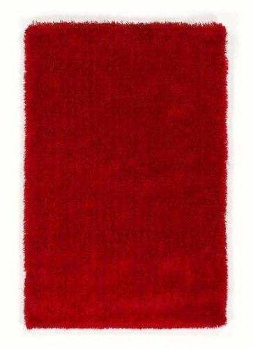 Hochflorteppich Shaggy Rot 80x150 Cm - Rot, KONVENTIONELL, Kunststoff (80/150cm) - Novel