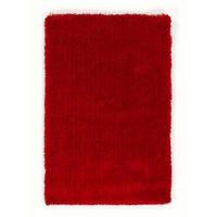 Hochflorteppich Shaggy Rot 80x150 Cm - Rot, KONVENTIONELL, Kunststoff (80/150cm) - Novel