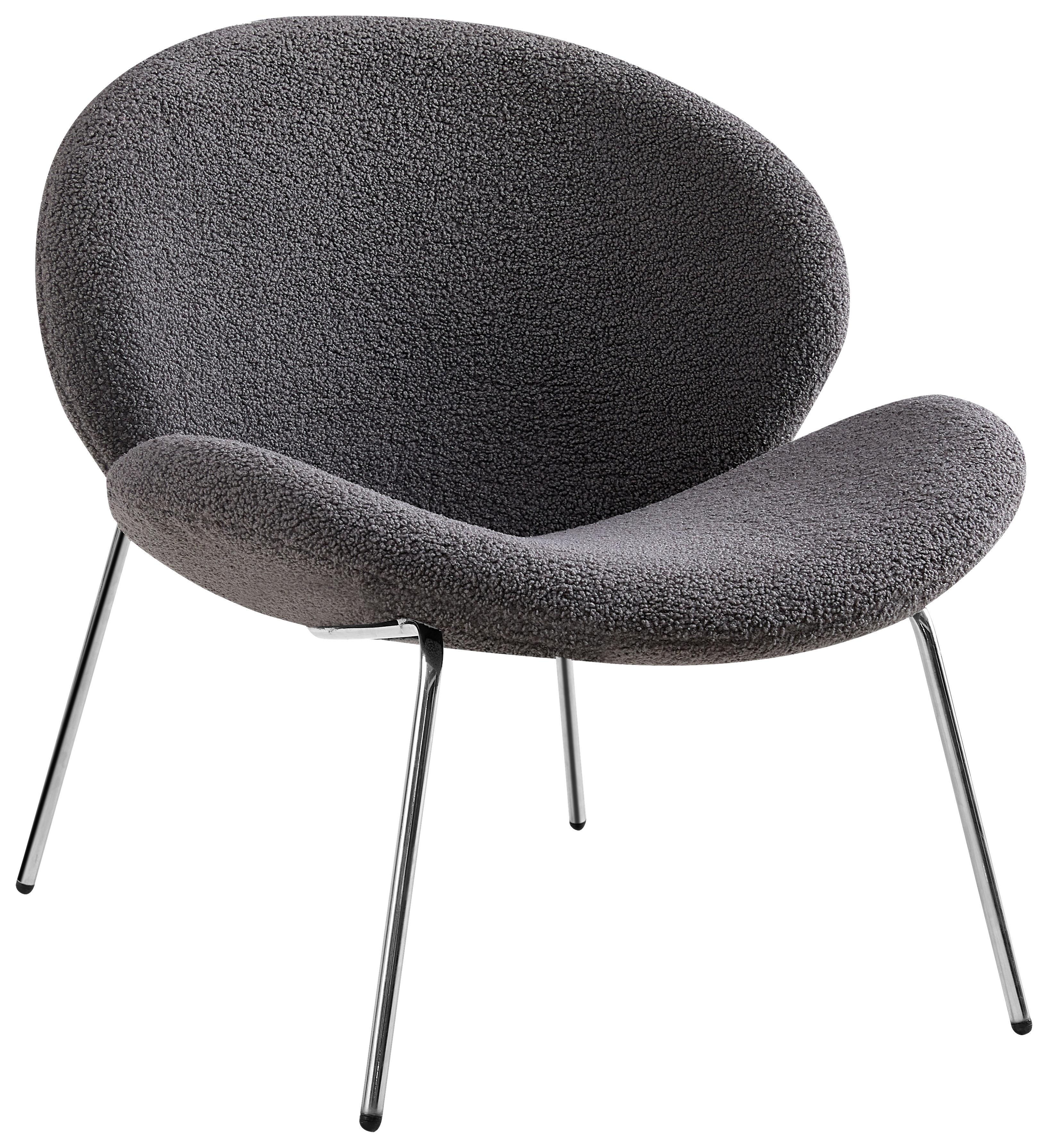 SADA ŽIDLÍ JADEN - šedá/barvy stříbra, Moderní, kov/textil (73,5/74/75cm) - MID.YOU