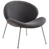 Stuhl-set Jaden 125 - Silberfarben/Grau, MODERN, Textil/Metall (73,5/74/75cm) - Kayoom