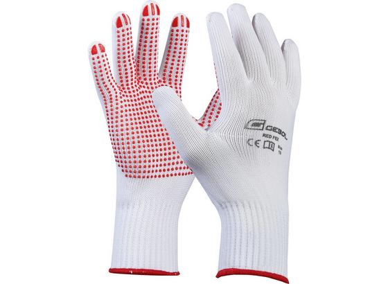 Strickbundhandschuhe Gr. 8 - Rot/Weiß, KONVENTIONELL, Textil - Gebol Strickbundhandschuhe Gr. 8 - Rot/Weiß, KONVENTIONELL, Textil - Gebol
