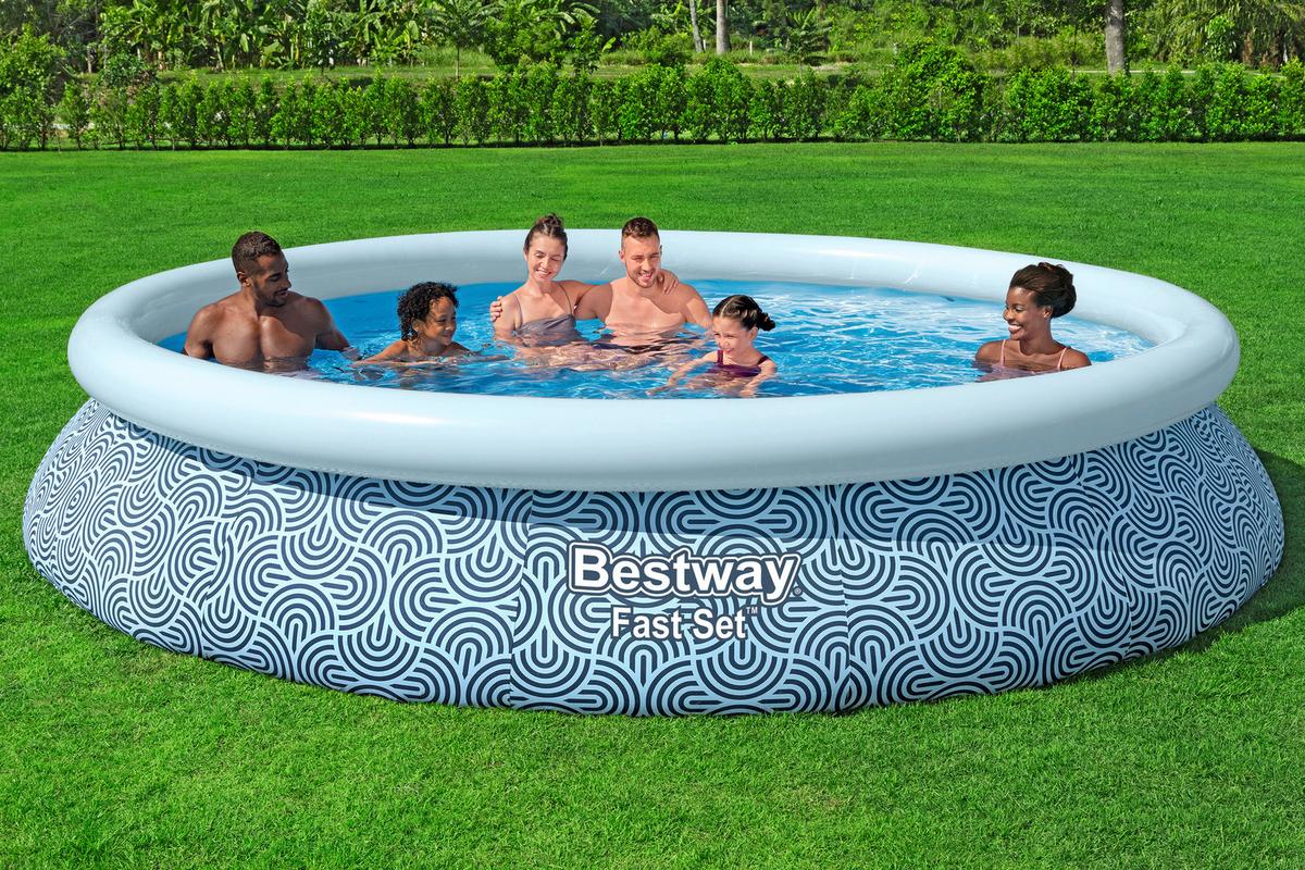 Aufstellpool-Set FastSet™ mit Filterpumpe, DxH 457x84 cm - Basics (457/84cm) - Bestway