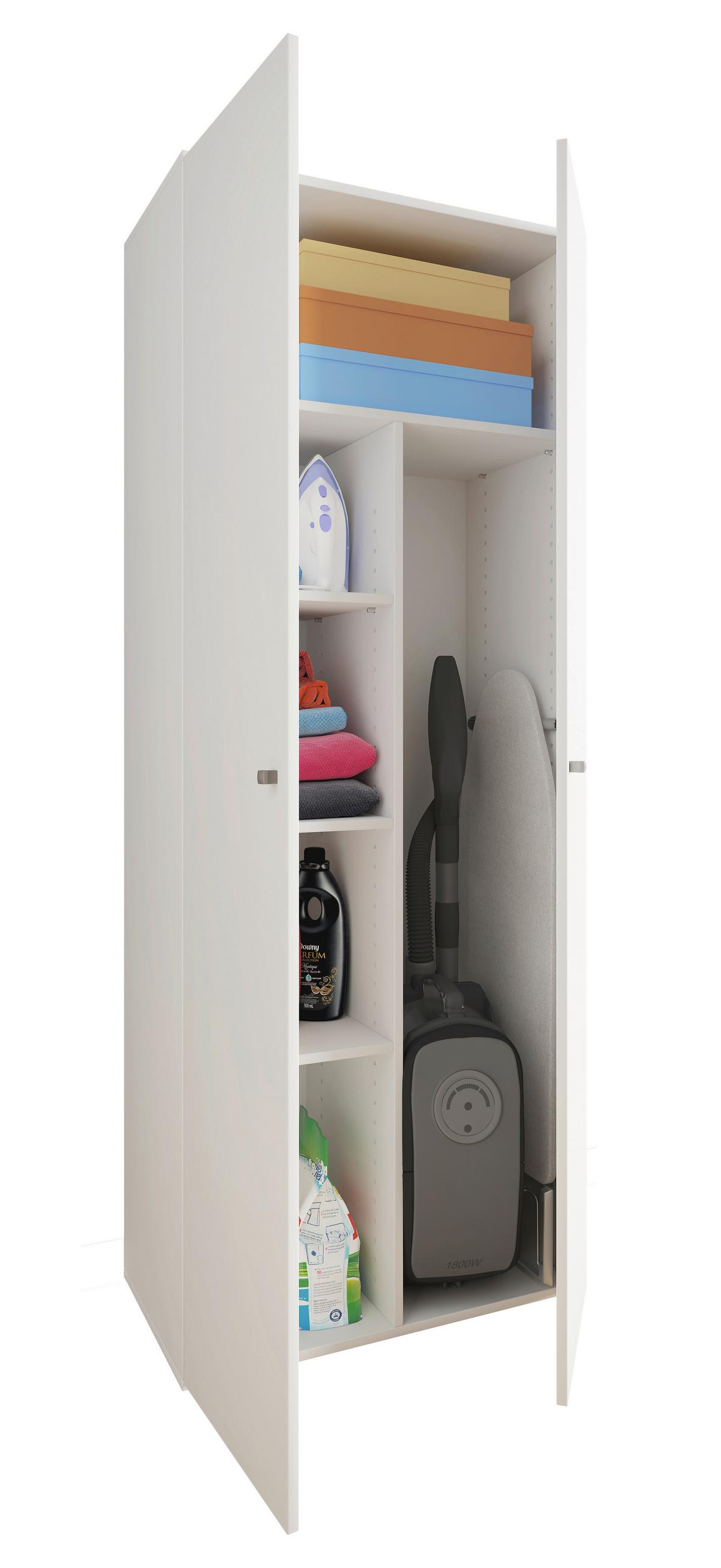 Mehrzweckschrank Vandool Weiß BxH: 70x178 cm - Weiß, Basics, Holzwerkstoff (70/178/40cm) - MID.YOU