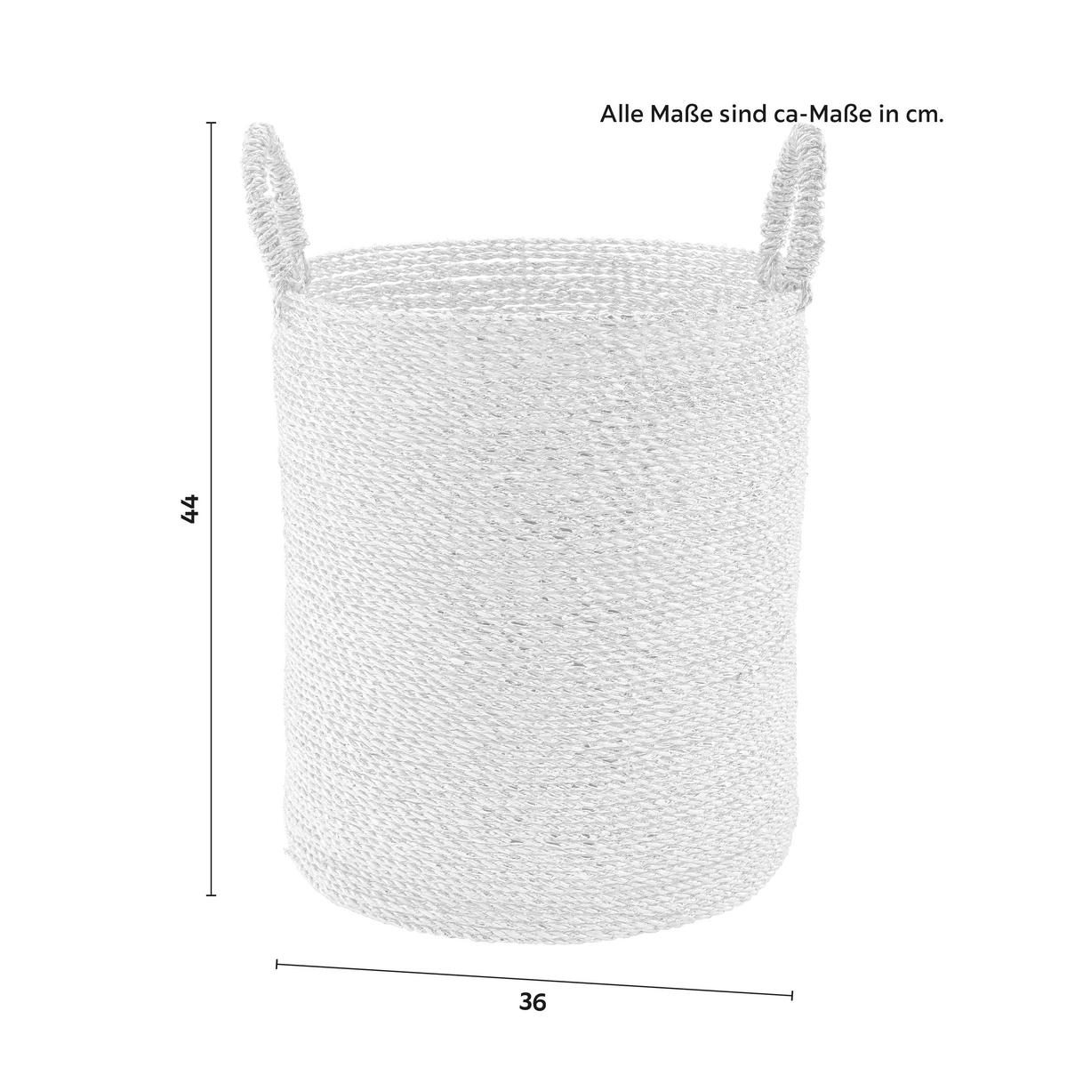 Koš SHANNON výška 44 cm - šedá, Moderní, plast (36/44cm) - Bessagi Home