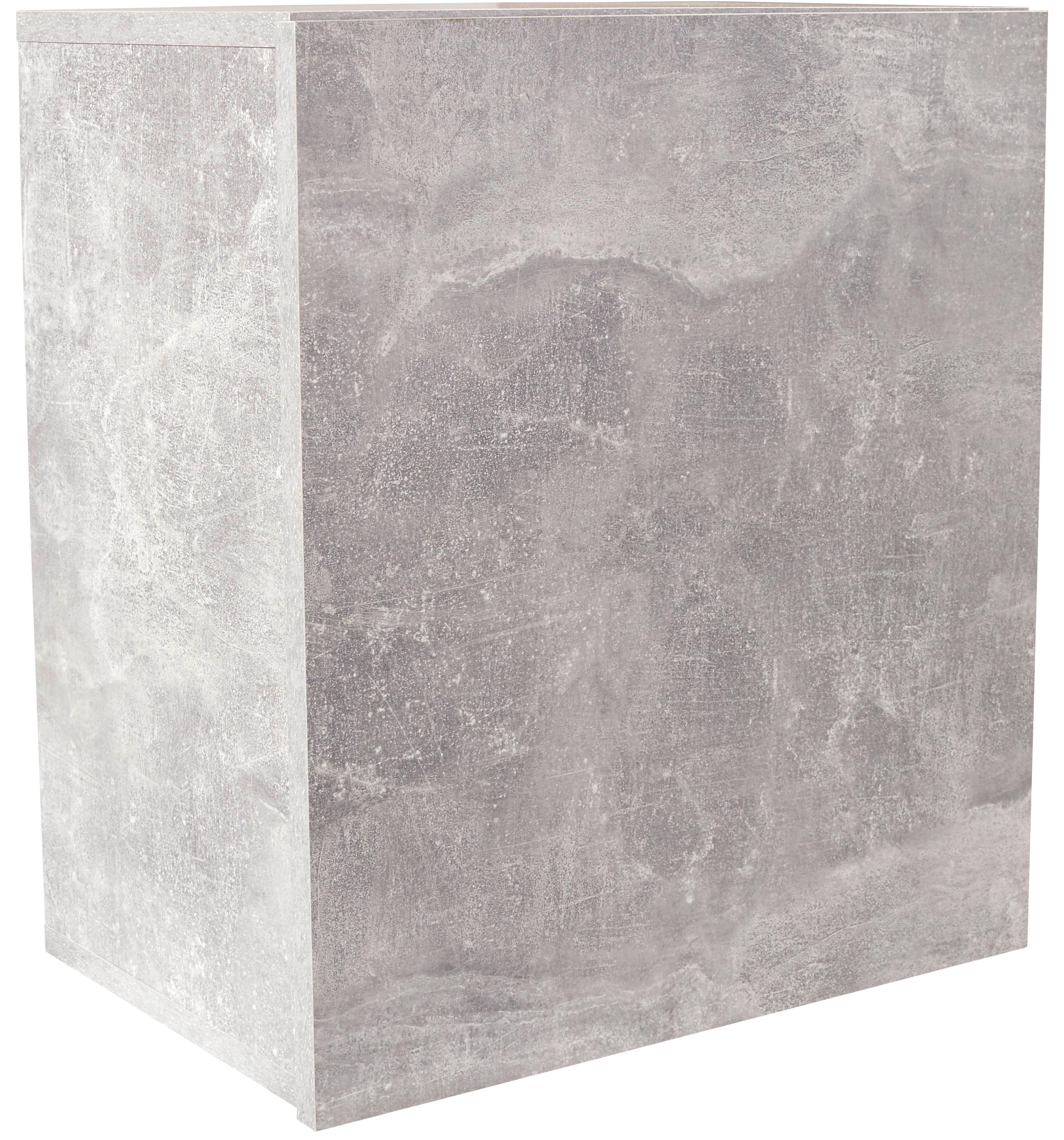 Hängeschrank in Betonoptik