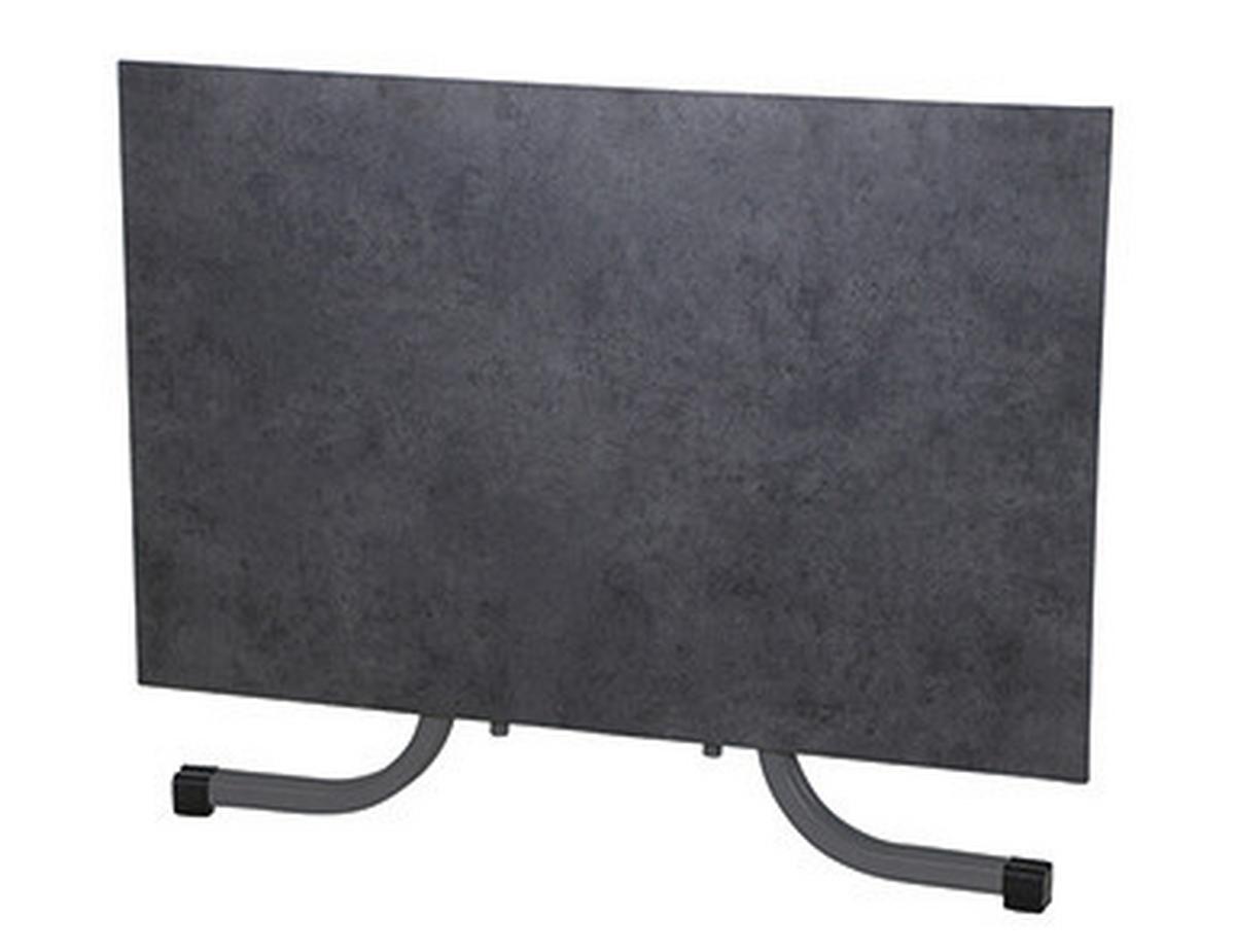 Gartentisch Klappbar Metall /kunststoff/holz L 140 Cm - Anthrazit, KONVENTIONELL, Holzwerkstoff/Kunststoff (140/90/71cm) - Siena Garden