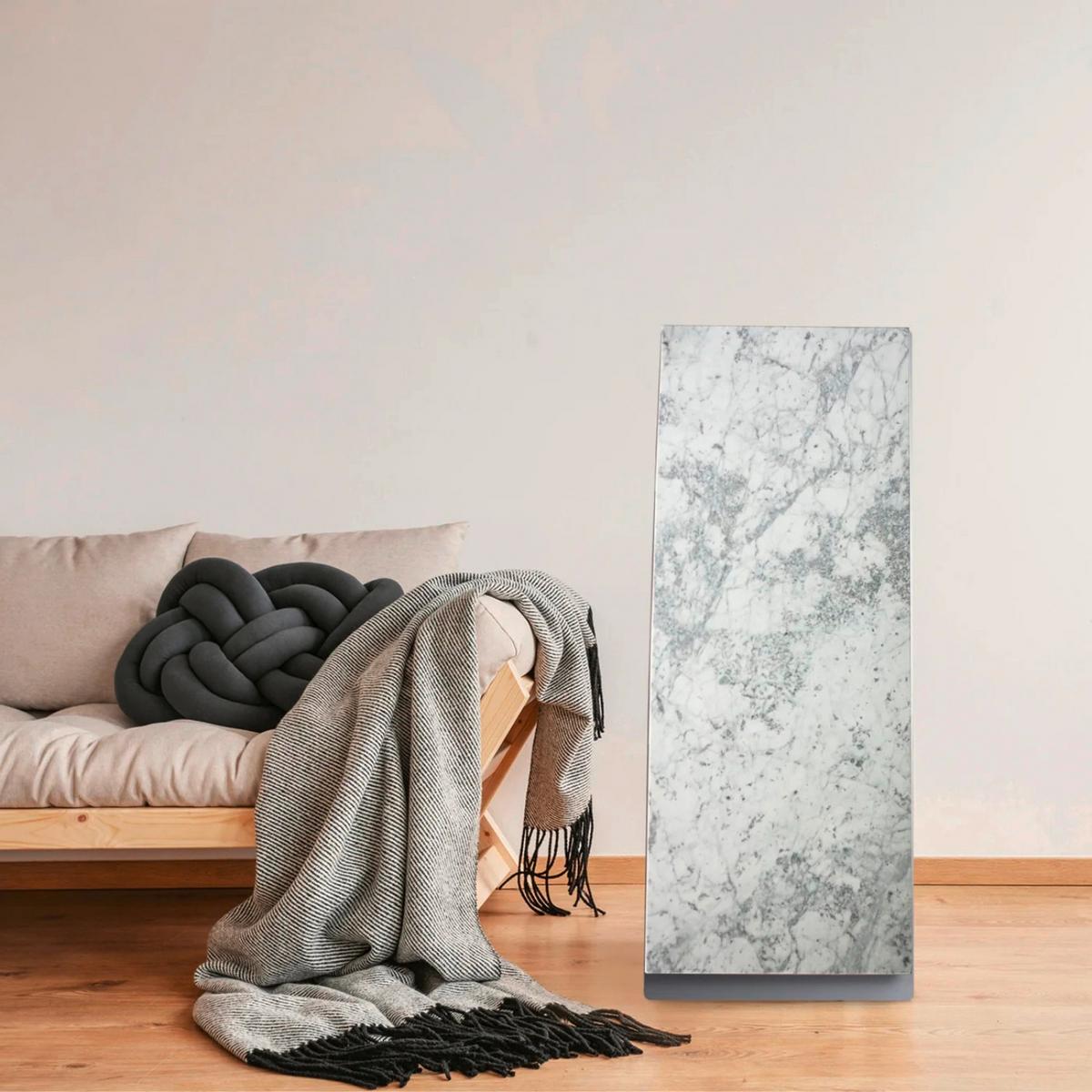 Infrarot-Heizpaneel-Montagese Freistehend, Alufarben - Alufarben, Basics, Metall (104/42/42cm) - MID.YOU