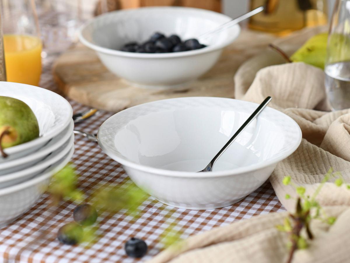 Müslischalenset Polo weiss Porzellan, 6-teilig - Weiß, Basics, Keramik (17,5cm) - Creatable