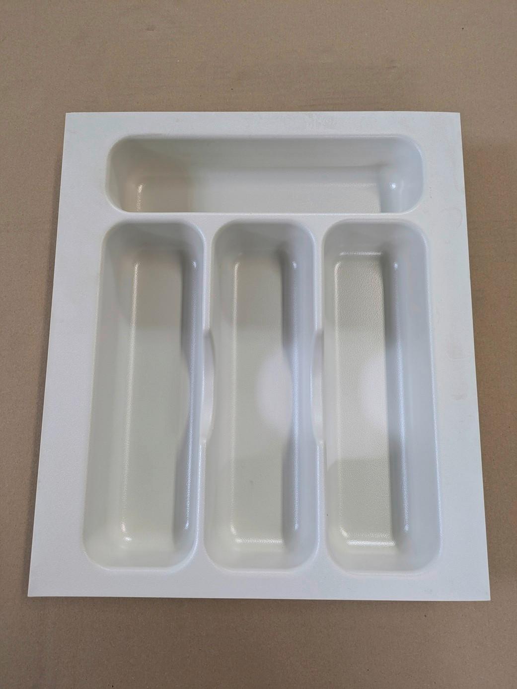 Besteckeinsatz Best 40-S - Weiß, Basics, Kunststoff (33,3/5,8/38,3cm) - FlexWell