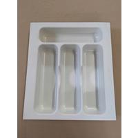 Besteckeinsatz Best 40-S - Weiß, Basics, Kunststoff (33,3/5,8/38,3cm) - FlexWell