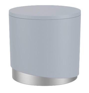 Organizér na kosmetiku Chris - antracitová, Moderní, kov/plast (12/10,1cm) - Premium Living