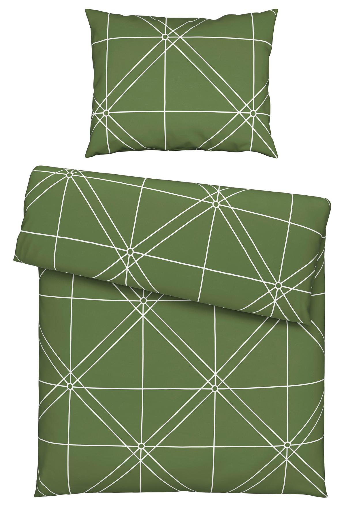 Ágyneműhuzat-garnitúra Chalene - zöld, Romantik / Landhaus, textil (140/200cm) - James Wood