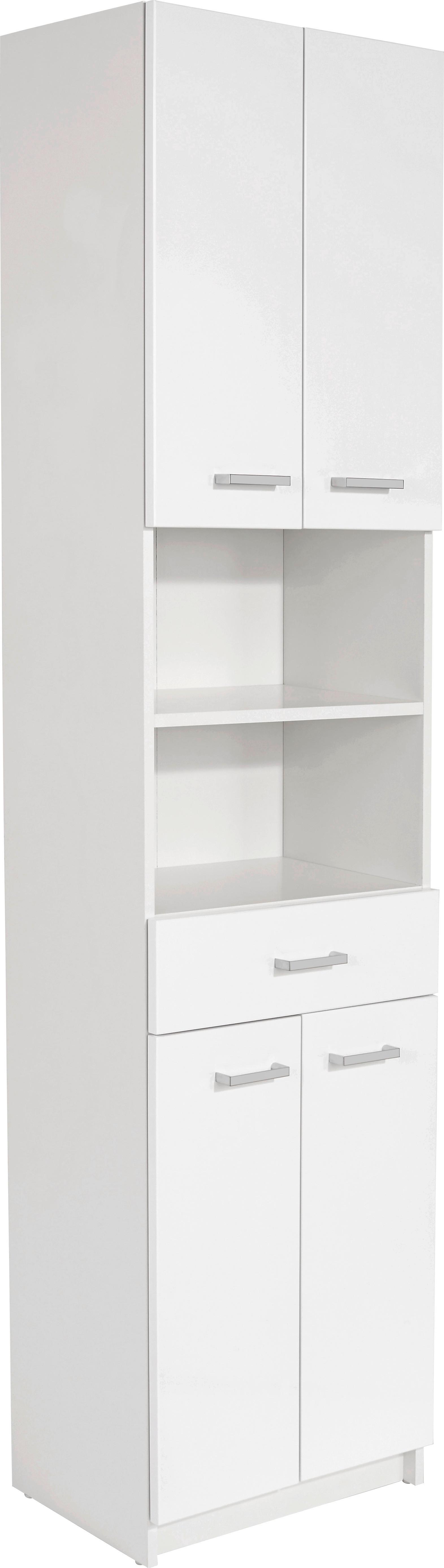 Badezimmer Hochschrank Fiola BxH 50x192 cm, weiß
