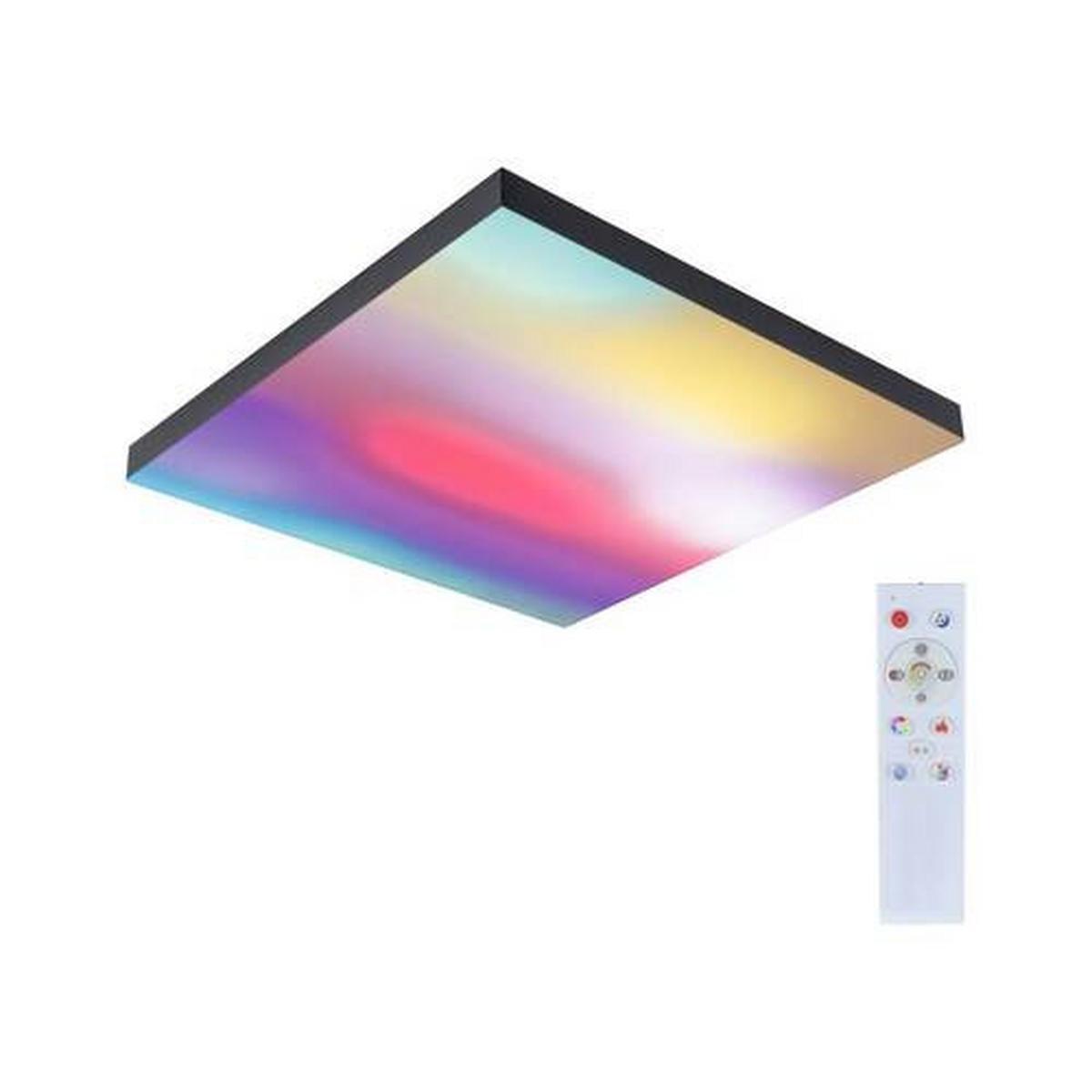 Led-paneel L: 45 Cm Dimmbar - Schwarz, Basics, Metall (45/45/6,4cm) - Paulmann
