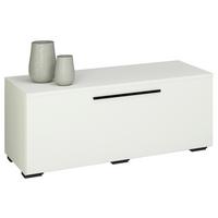 Nízka komoda Arila š: 95 cm, bílá - bílá/černá, Moderní, kov/kompozitní dřevo (95/39/40cm) - MID.YOU