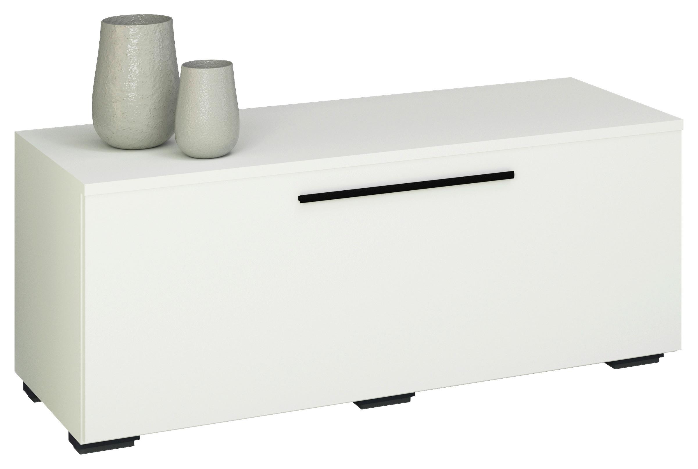 TV-Lowboard Arila B: 95 cm Weiß