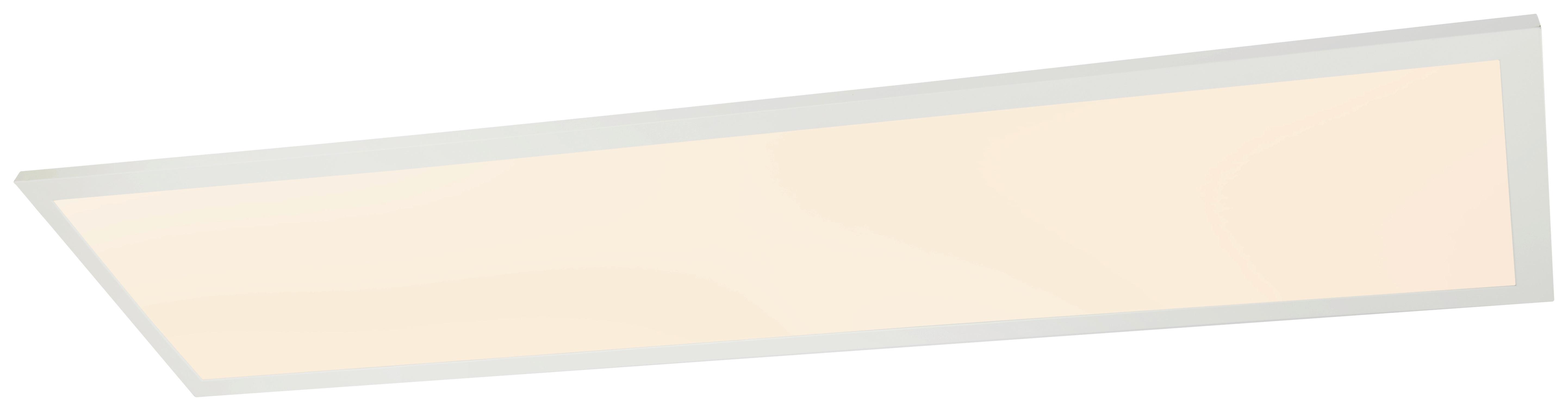 LED-Deckenleuchte L: 80 cm - Opal/Weiß, MODERN, Kunststoff/Metall (80/20/5cm)