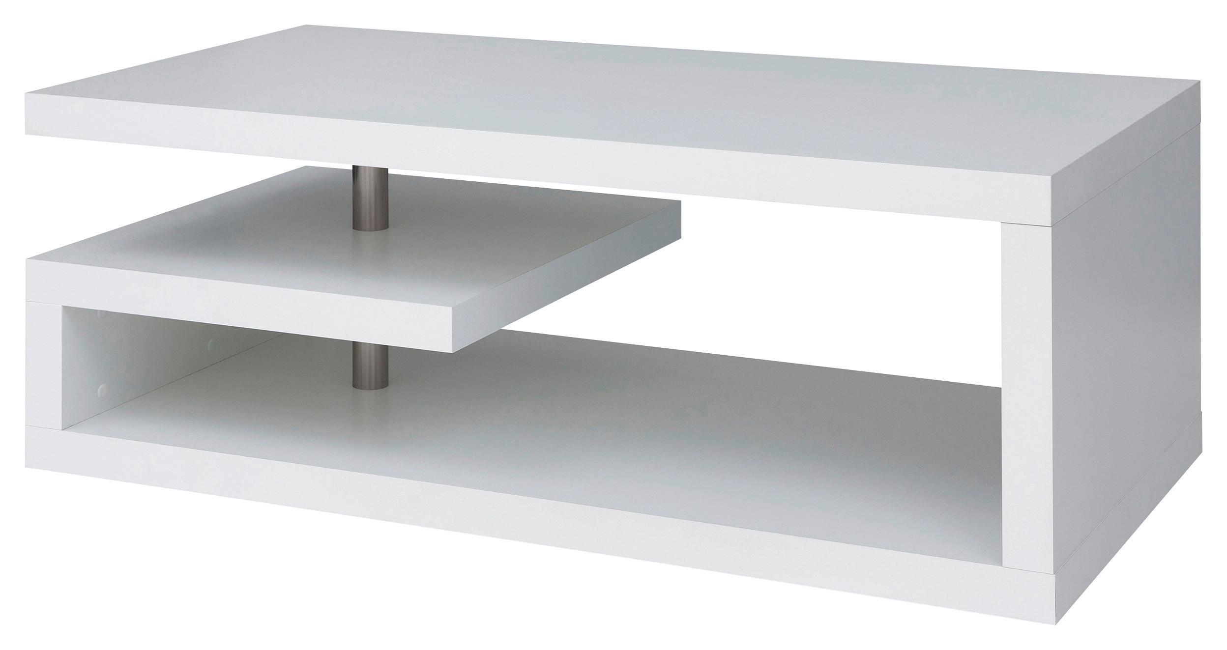 Couchtisch Glimp Coffee Table - Weiß, Design, Holzwerkstoff (120/60/45cm)
