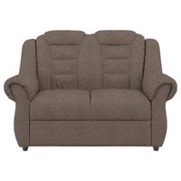 2-Sitzer-Sofa Boston Taupe Chenille - Taupe/Schwarz, KONVENTIONELL, Textil (145/102/101cm) - Livetastic