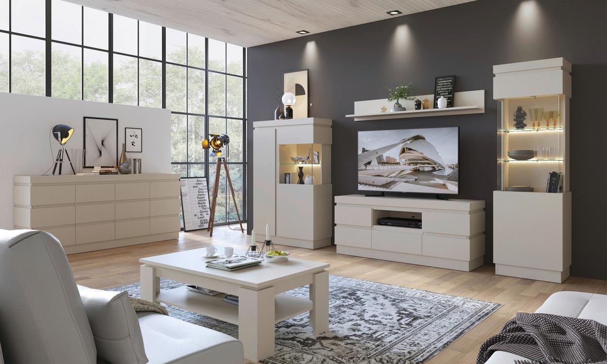 Sideboard Camira Kaschmir B: 201,2cm - Kaschmir, Basics, Holzwerkstoff (201,2/92,5/45cm)