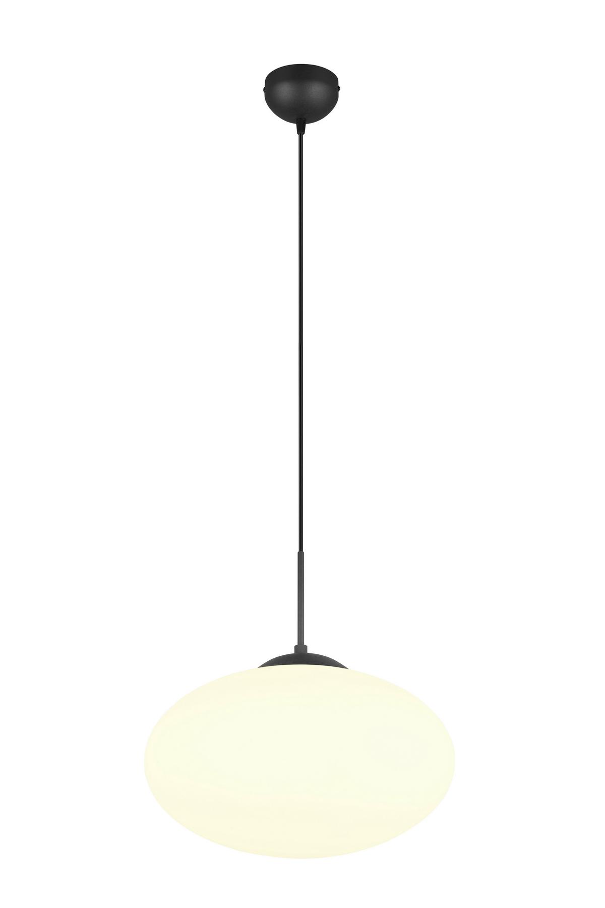 Hängeleuchte 363190132 Fomento - Schwarz/Weiß, Basics, Glas/Metall (40/150cm) - Trio Leuchten