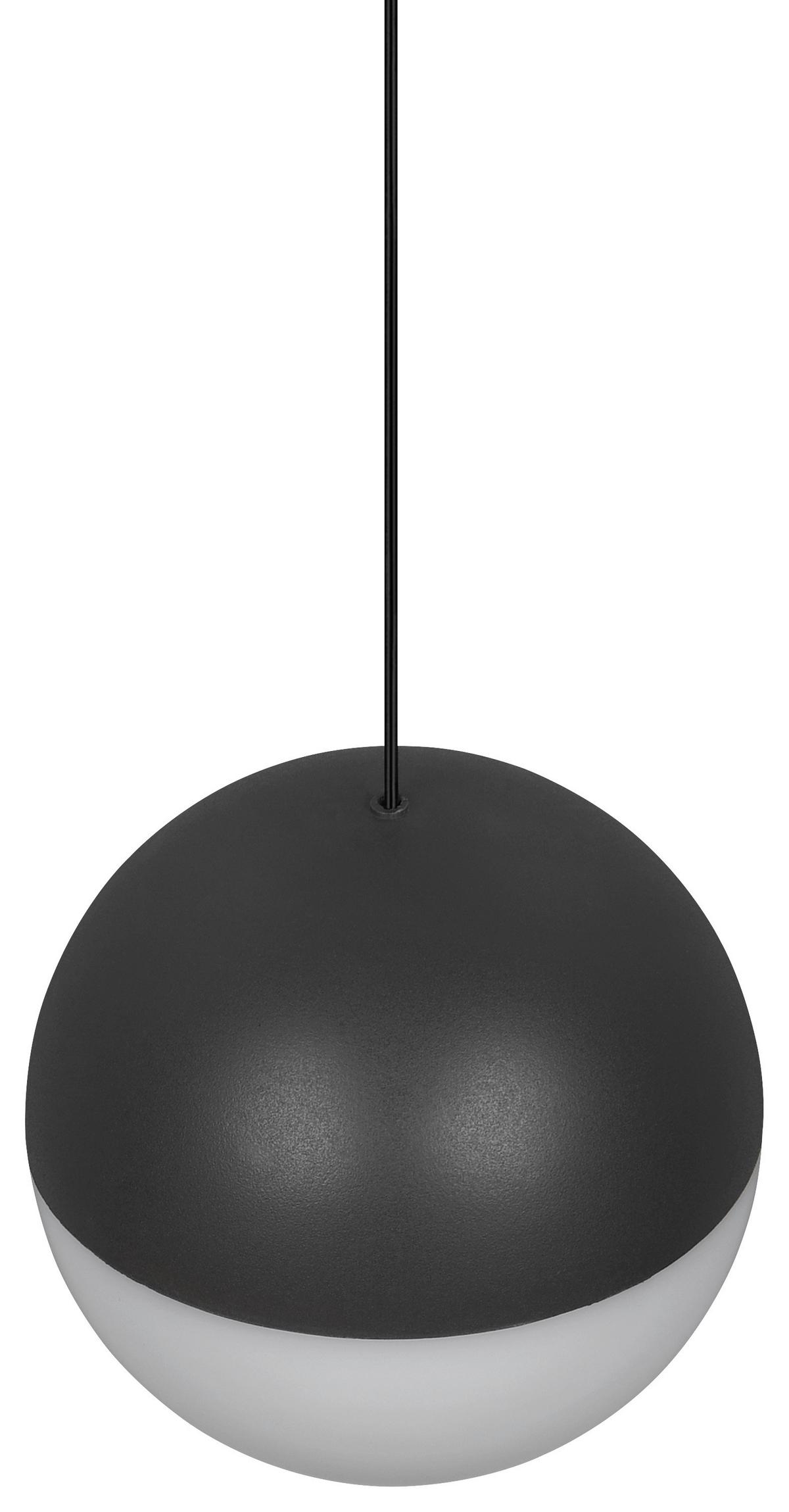 ZÁVĚSNÉ LED SVÍTIDLO SESTINE - bílá/černá, Moderní, kov/plast (11/150cm) - Mömax