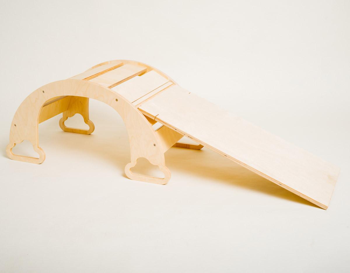 Rampe/rutschbrett The Sway Rainbow Ramp - Naturfarben, Basics, Holz (42/78/6cm)