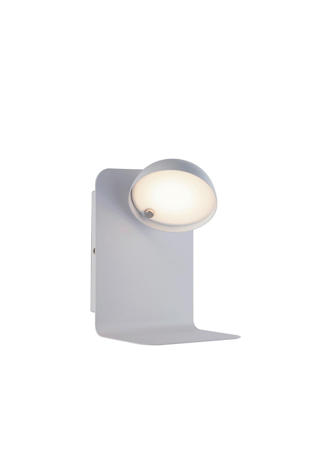 LED-Wandleuchte I-Boing-Ap Bco - Schwarz, Design, Metall (14/19/10cm)