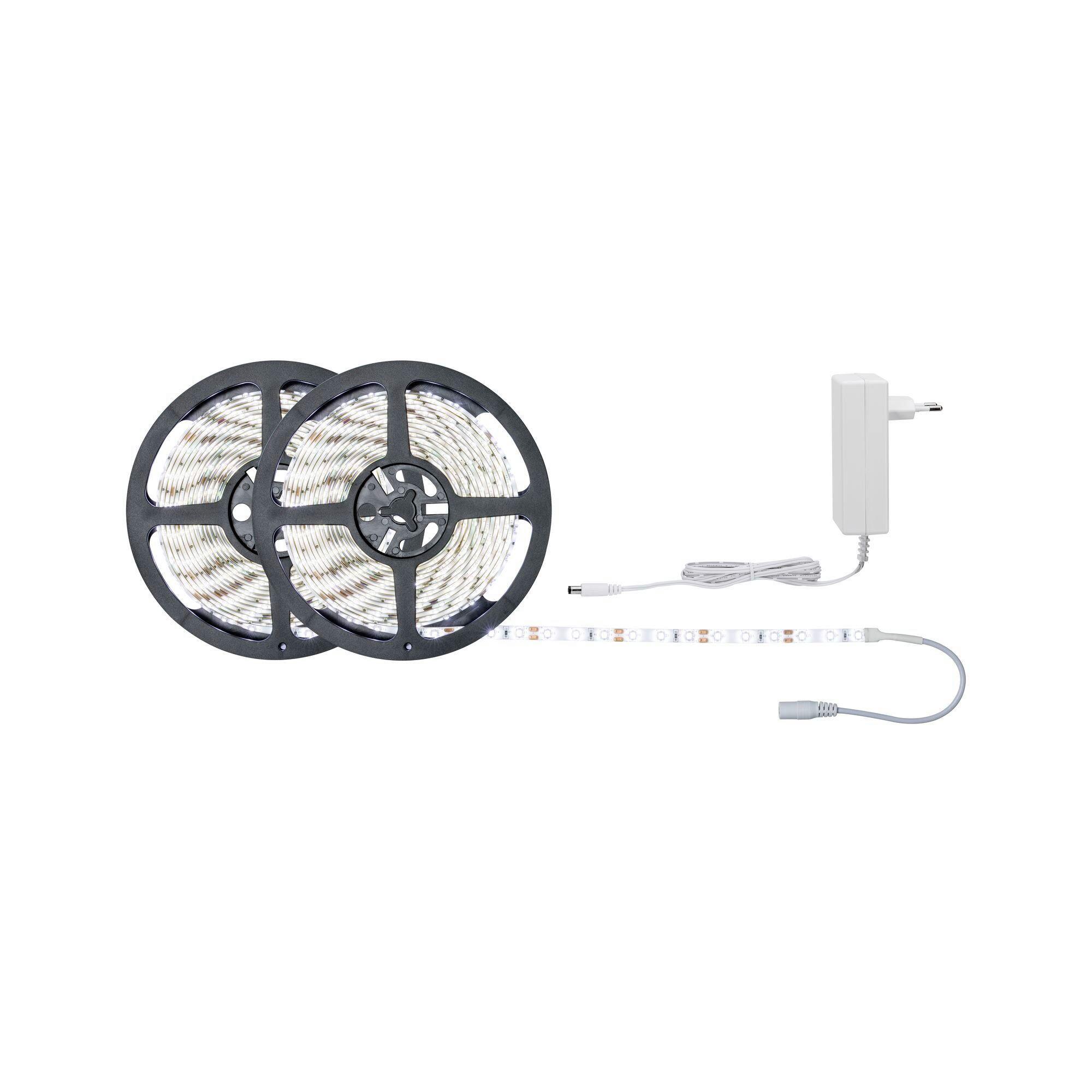 Led-streifen Set Simplet L: 10 M - Weiß, Design, Kunststoff/Metall (1000/0,8/0,3cm) - Paulmann