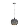 Hängeleuchte Neptun H: 26 cm 1-Flammig - Silberfarben/Grau, Trend, Glas (25/26/25cm) - Kayoom