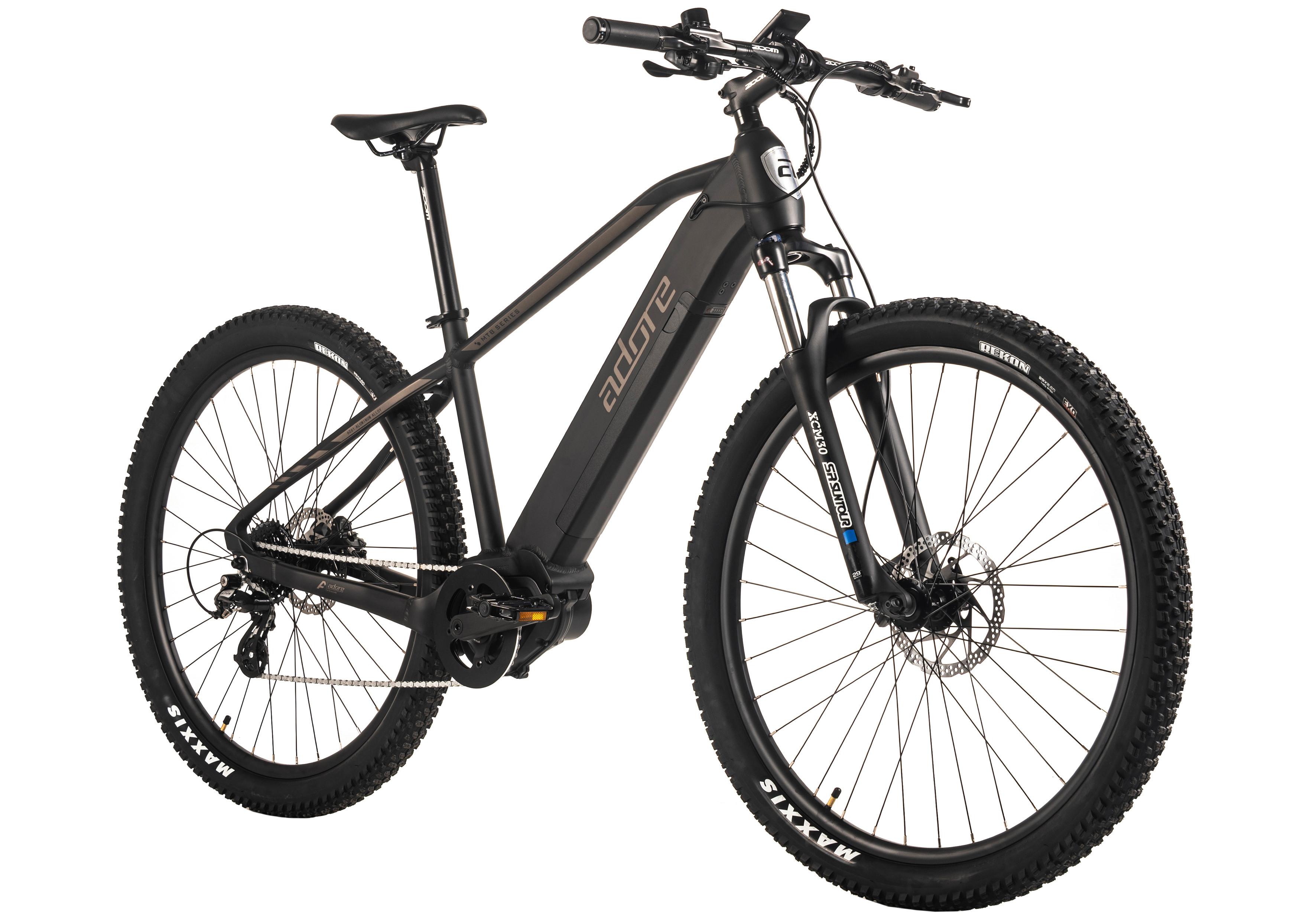 E-mountainbike 29'' Schwarz Matt - Schwarz, LIFESTYLE, Metall (180/70/100cm)