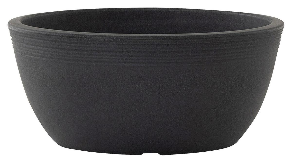 Pflanzentopf Anthrazit D: 48 Cm - Anthrazit, Basics, Kunststoff (48/22cm) - Siena Garden