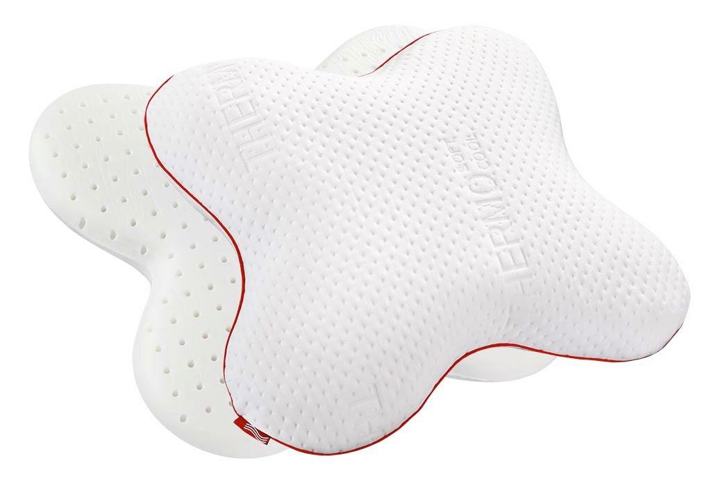 ŠÍJOVÝ OPĚRNÝ POLŠTÁŘ TOM BUTTERFLY "X" - bílá, Moderní, textil (48/56/14cm)
