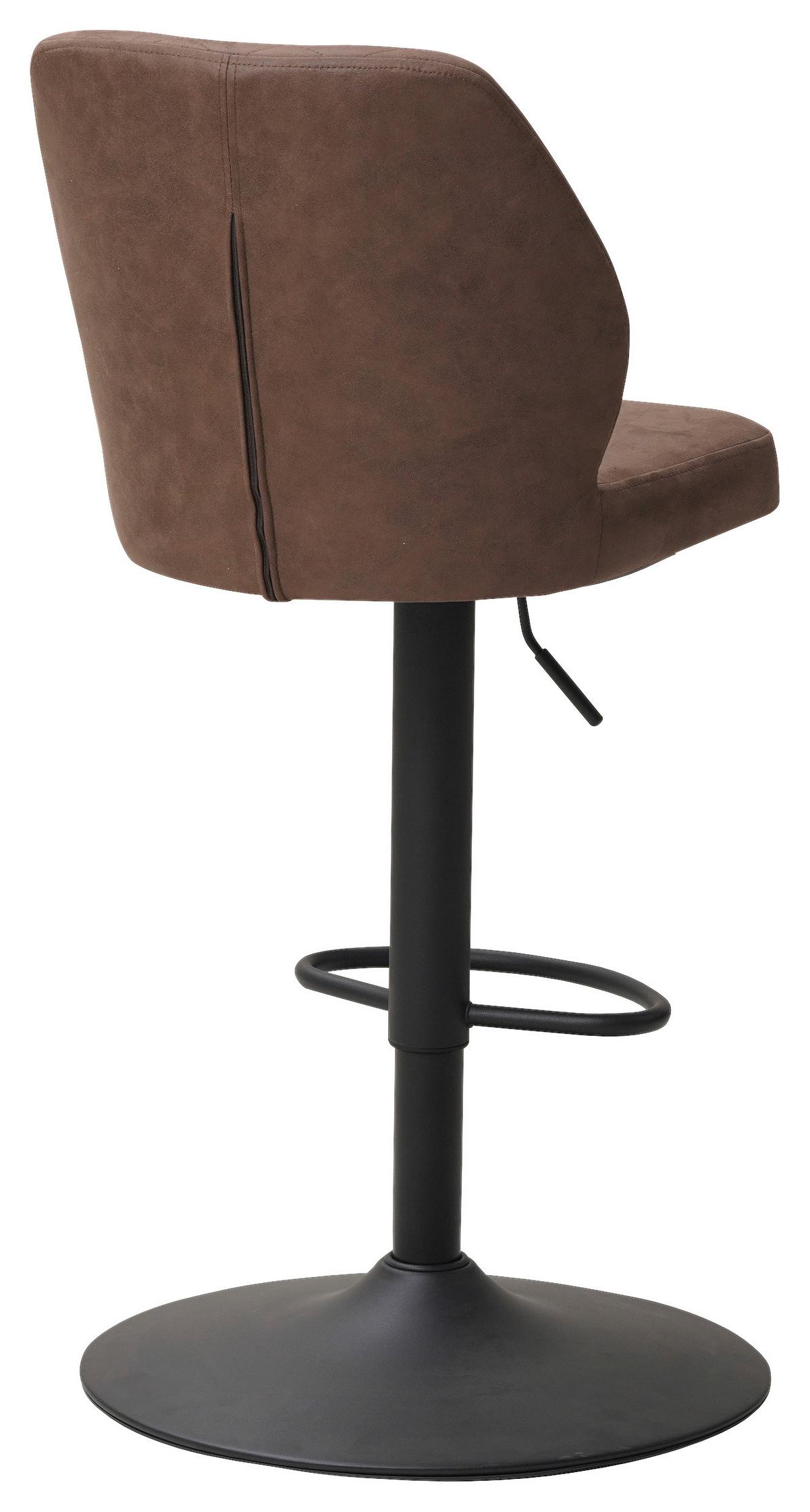 Barhocker-set Grayson - Taupe/Schwarz, KONVENTIONELL, Textil/Metall (42/114/52cm) - MID.YOU