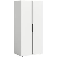 DREHTÜRENSCHRANK Anga Weiß B: 80cm - Weiß, MODERN, Holzwerkstoff (80/180/51cm) - MID.YOU