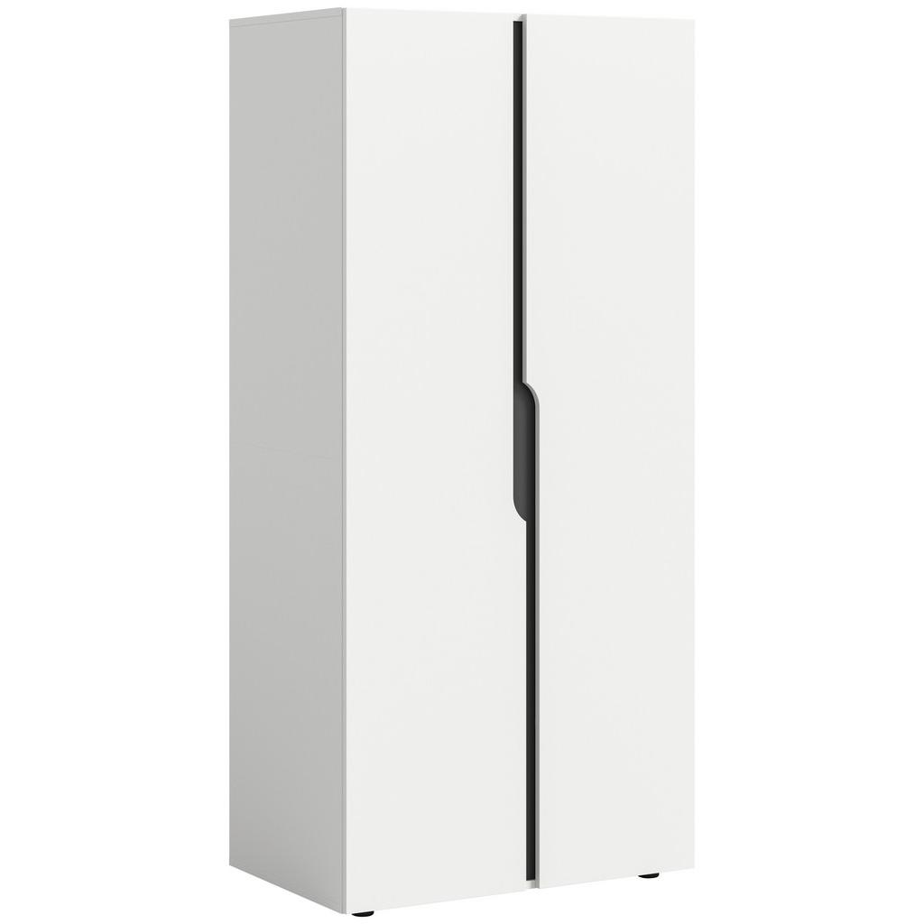 DREHTÜRENSCHRANK Anga Weiß B: 80cm